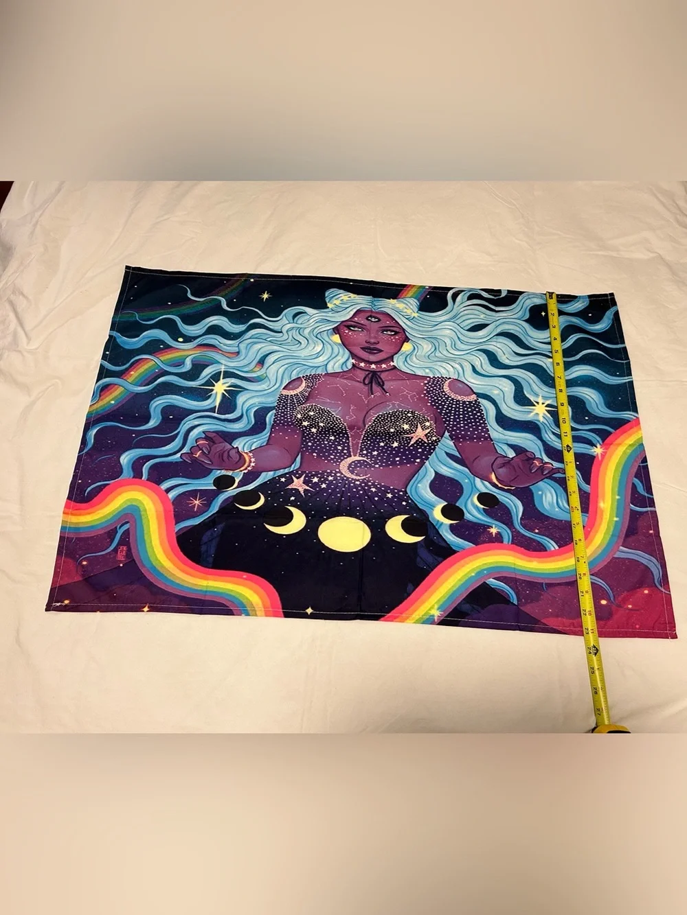 Sold New tapestry woman goddess here third eye home wall decor gift her moon